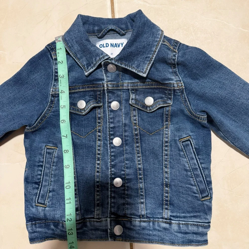 Old Navy Blue Denim Toddler Girls Jacket
